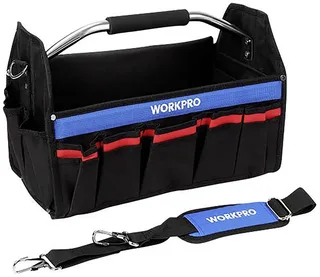 WP281011 Gereedschapstas (zonder inhoud) (l x b x h) 410 x 235 x 270 mm de Workpro, Bleu, Rouge, Noir – image du produit 3 sur 3