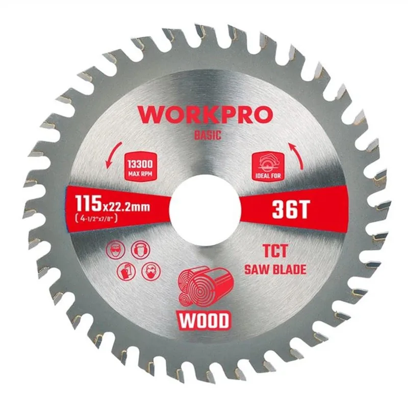 Tct Basic 185 X 30 Mm X 36 Teeth Holzscheibensäge von Workpro – Produktbild