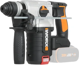 Akku-Bohrhammer NITRO WX380.9, max. 1210 U/min, 3-IN-1, bürstenloser Motor, 2,2J Schlagenergie, ohne Akku & Ladegerät de Worx, Orange, Noir – image du produit 1 sur 4