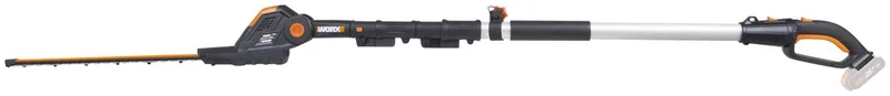 Akku-Heckenschere 20V WG252E.9, Teleskopstiel 3,6m, 45cm, bis 3,6 m Arbeitshöhe, Mit längenverstellbaren Teleskopstiel für hohe Reichweite bis 3.6m van Worx, Zwart – productafbeelding 3 van 4
