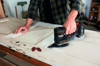 Akku-Multischleifer WX820, 5-in-1 Funktionen, DustStop-Mikrofilter, inkl. Akku & Ladegerät van Worx, Zwart – productafbeelding 2 van 5