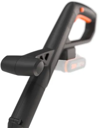 Akku-Rasentrimmer WG157E.9, 25 cm Arbeitsbreite Faden, 2-in-1 Gerät, automatische Fadenverlängerung, ohne Akku und Ladegerät van Worx, Oranje, Zwart – productafbeelding 4 van 5