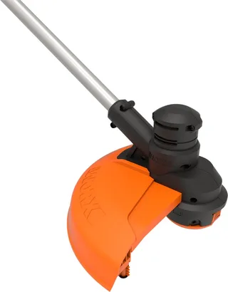 Akku-Rasentrimmer WG183E.9, 33 cm Arbeitsbreite Faden, Doppelfaden, verstellbarer Griff, ohne Akku und Ladegerät de Worx, Orange, Noir – image du produit 4 sur 5