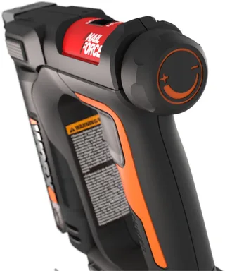 Akku-Tacker WX843.9 NailForce, für Nägel bis 15mm & Tackerklammer bis 14mm, ohne Akku und Ladegerät van Worx, Oranje, Zwart – productafbeelding 2 van 4