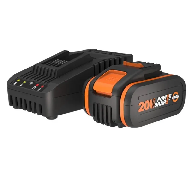 Bohrer- und Bitset Worx PowerShare Akku Set 20V / 4,0 Ah mit Ladegerät WA3604 by Worx – product image 1 of 3