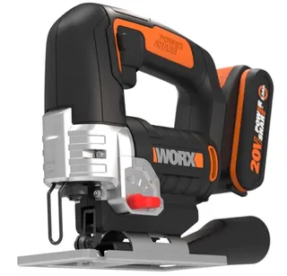Handkreissäge Worx Akku-Stichsäge WX543 mit Akku 20V/2,0Ah, Ladegerät und Koffer van Worx – productafbeelding 2 van 5