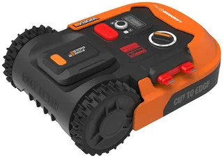 Rasenmähroboter Landroid M700 Plus, bis 700 m² Rasenfläche, (Set), 700m², 20V/4Ah, 18cm/30-60mm, WiFi/Bluetooth, Cut to edge, PowerShare von Worx, Orange – Produktbild 4 von 5