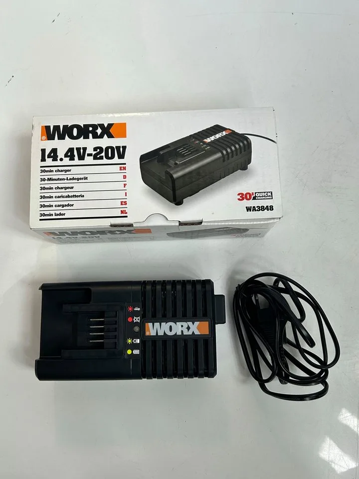 WORX 30 minute Schnellladegerät WA3848 20V Lithium-ion Fast Charger Akku-Ladestation van Worx – productafbeelding