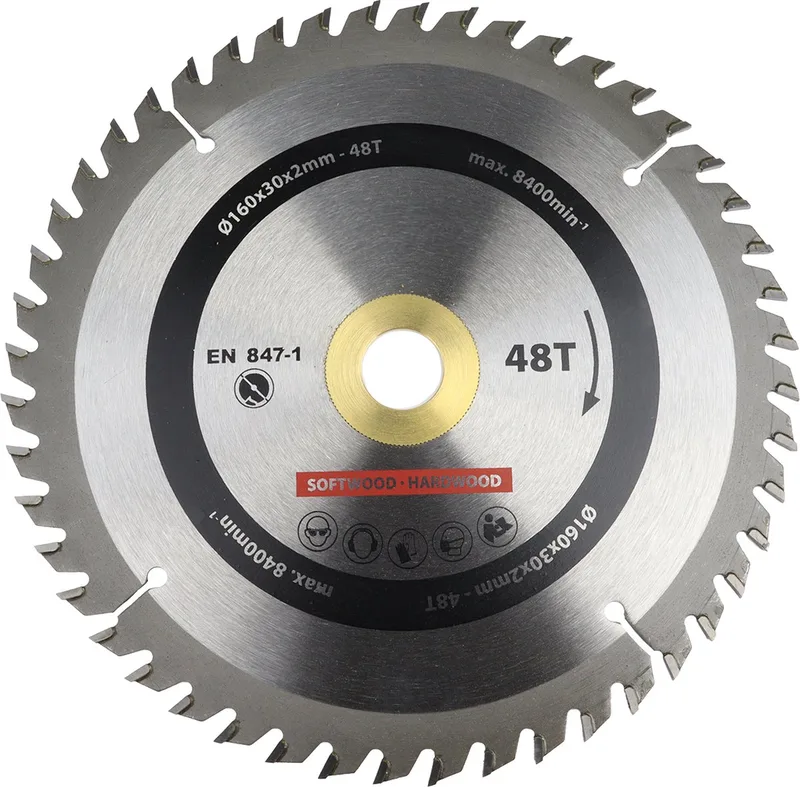 Cirkelzaagblad 160x30 mm 24T | Per Stuk van Wovar – productafbeelding