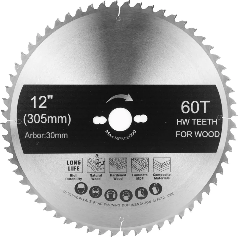 Cirkelzaagblad 305 x 30 mm 60T | Per Stuk van Wovar – productafbeelding