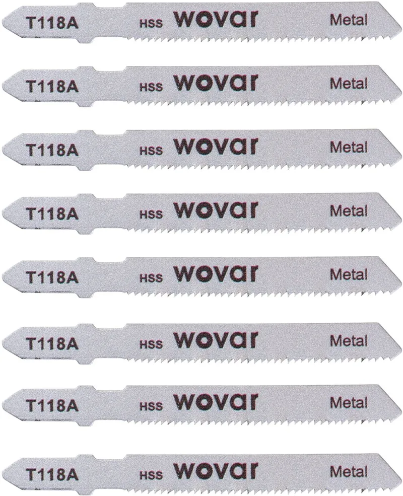 Decoupeerzaagbladen 118A Metaal Fijn | 50 Stuks | Decoupeerzaagjes von Wovar – Produktbild