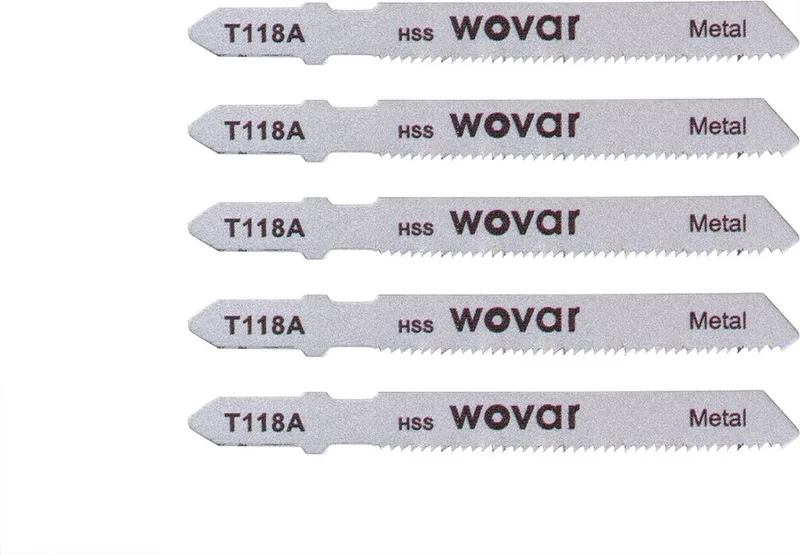 Decoupeerzaagbladen 118A Metaal Fijn | Set 5 Stuks | Decoupeerzaagjes von Wovar – Produktbild