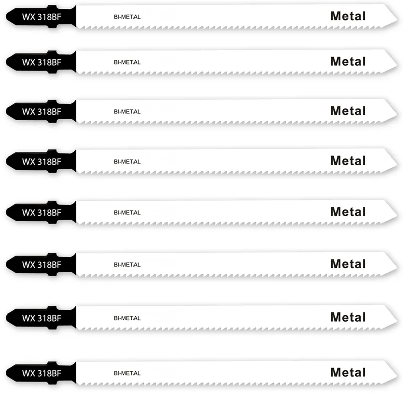 Decoupeerzaagbladen 318BF Metaal | 50 Stuks | Decoupeerzaagjes von Wovar – Produktbild