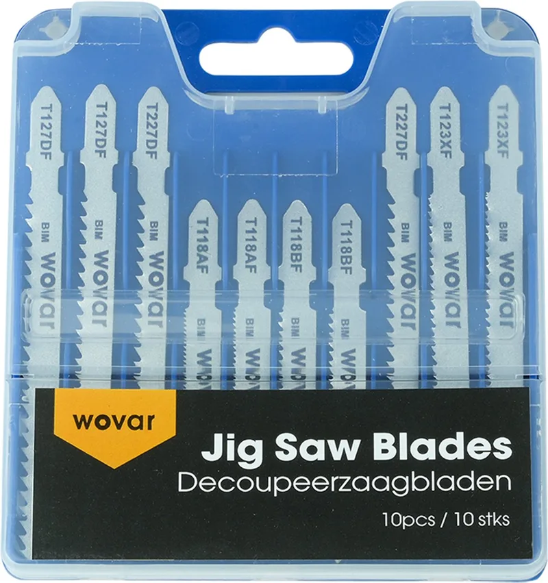 Decoupeerzaagbladen voor metaal | Set 10 stuks | Decoupeerzaagjes de Wovar – image du produit