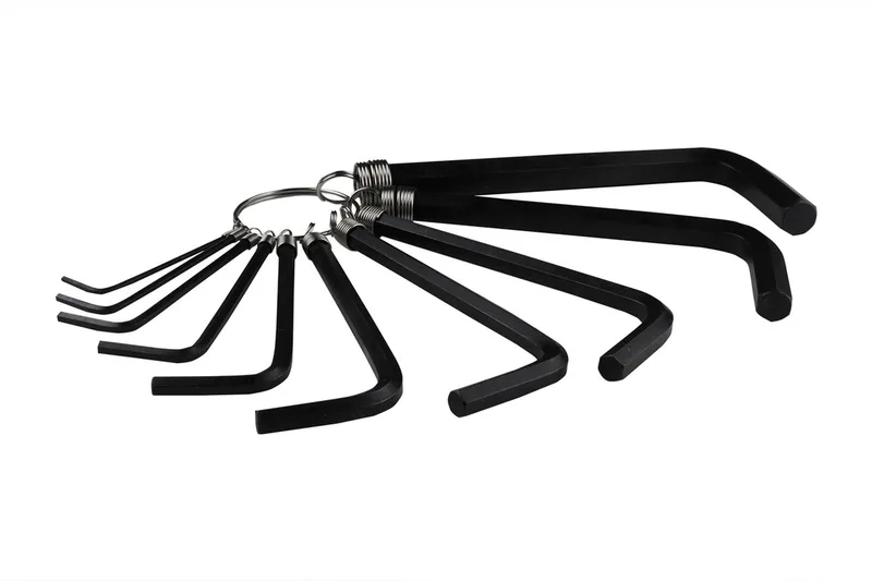 Inbussleutel Set 10 | delig 1.5 / 10.0 mm de Wovar, Noir – image du produit