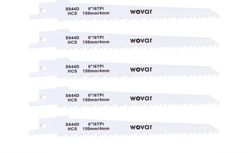 Reciprozaagbladen S644D voor hout 150 mm | Omdoos 100 stuks von Wovar – Produktbild