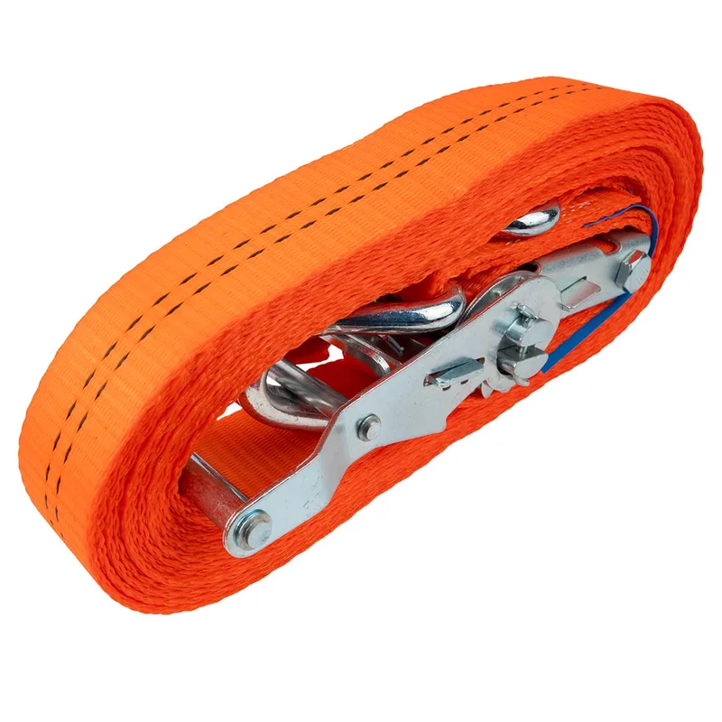 Spanband 2 | delig met ratel/haak 35mm 7m 2000daN by Wovar, Orange – product image