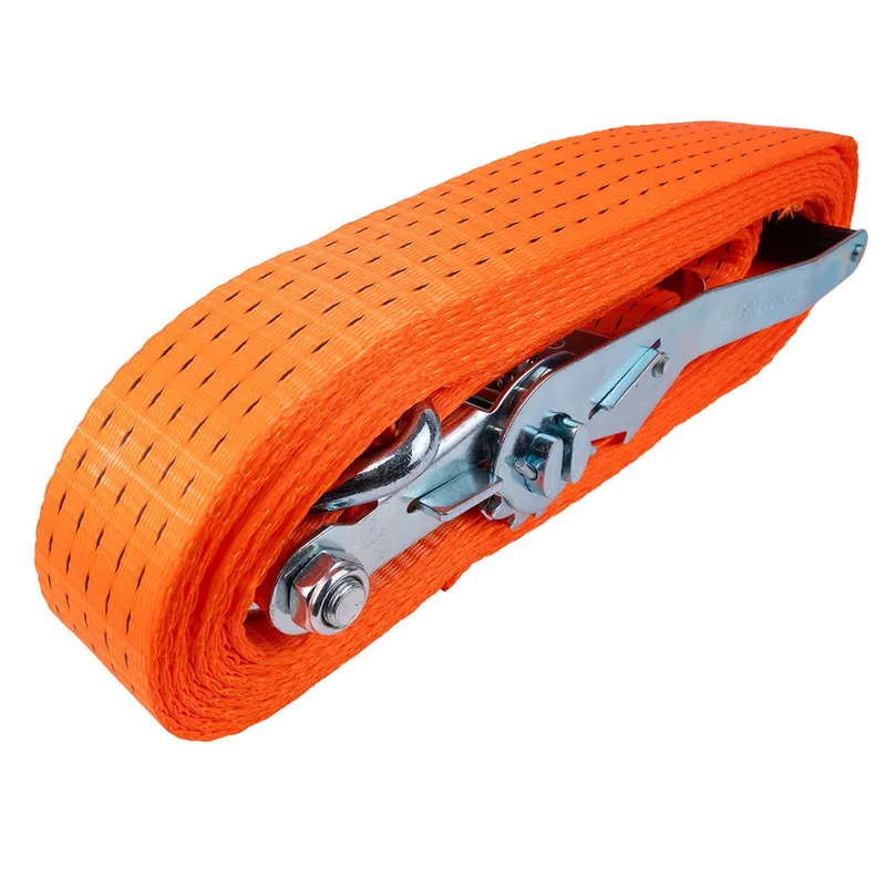Spanband 2 | delig met ratel/haak 50mm 7m 5000daN by Wovar, Orange – product image