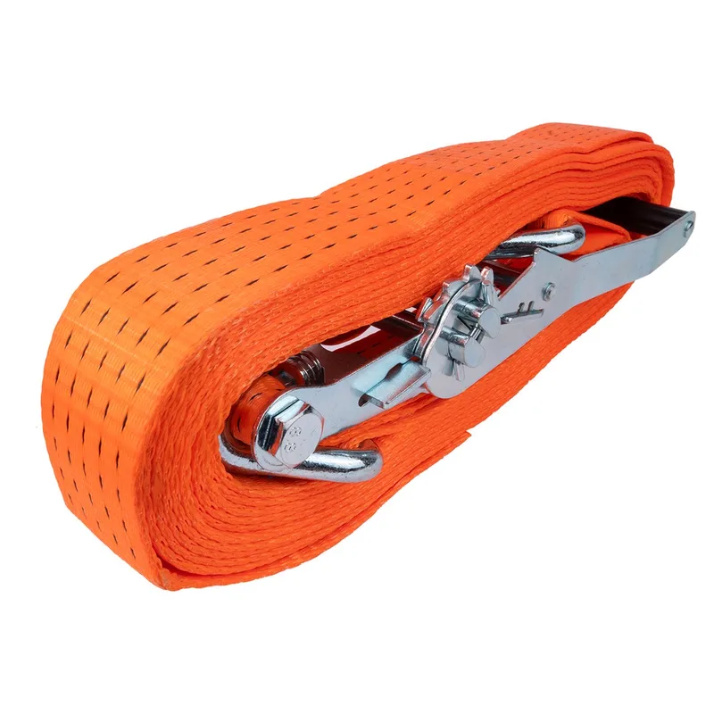 Spanband 2 | delig met ratel/haak 50mm 9m 5000daN by Wovar, Orange – product image