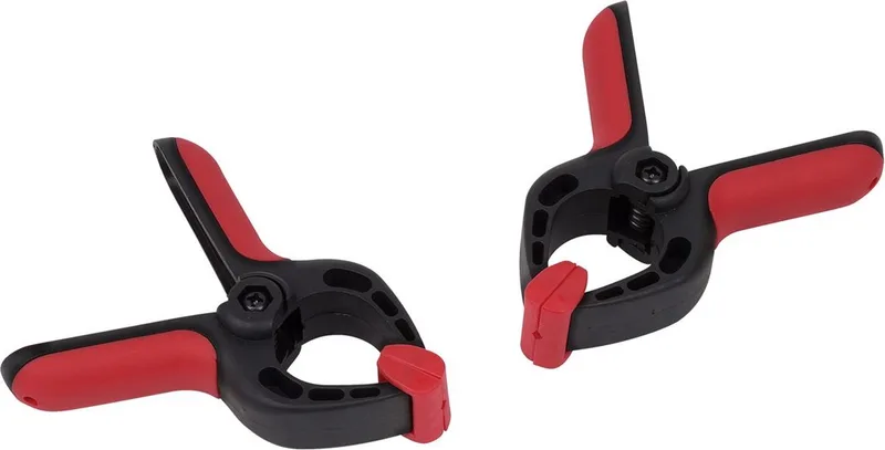 Veerklem 120 mm | Set 2 stuks van Wovar, Grijs – productafbeelding