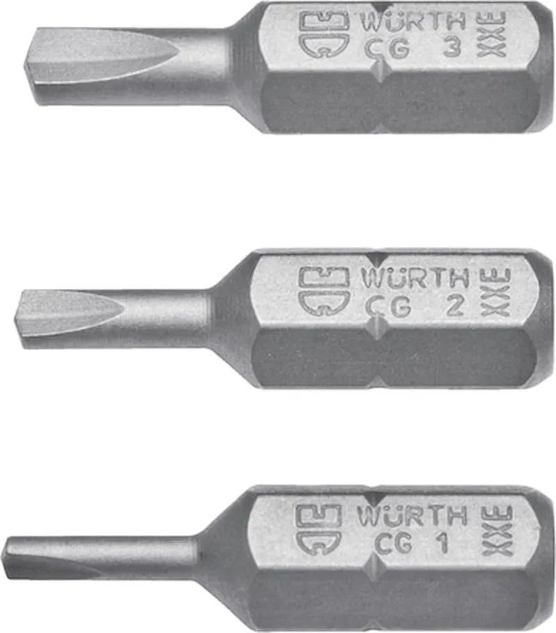 Assortiment Clutch-bits, 3-delig - Assortiment Clutch-bits, 3-delig x 1 st by Würth – product image