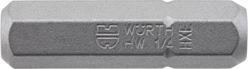 Binnenzeskantbit C 6.3 (1/4) POWERDRIV - C 6.3 bit binnenzeskant (1/4 inch) met gepatenteerde POWERDRIV-aandrijving x 5 st de Würth – image du produit