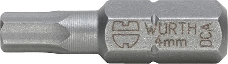 Binnenzeskantbit C 6.3 (1/4) POWERDRIV - C 6.3 bit binnenzeskant (1/4 inch) met gepatenteerde POWERDRIV-aandrijving x 5 st de Würth – image du produit