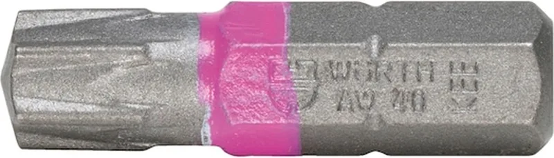 Bit AW C 6,3 (1/4) - AW®-bit C 6.3 (1/4 inch) met gepatenteerde AW-punt en kleurcodering van Würth – productafbeelding
