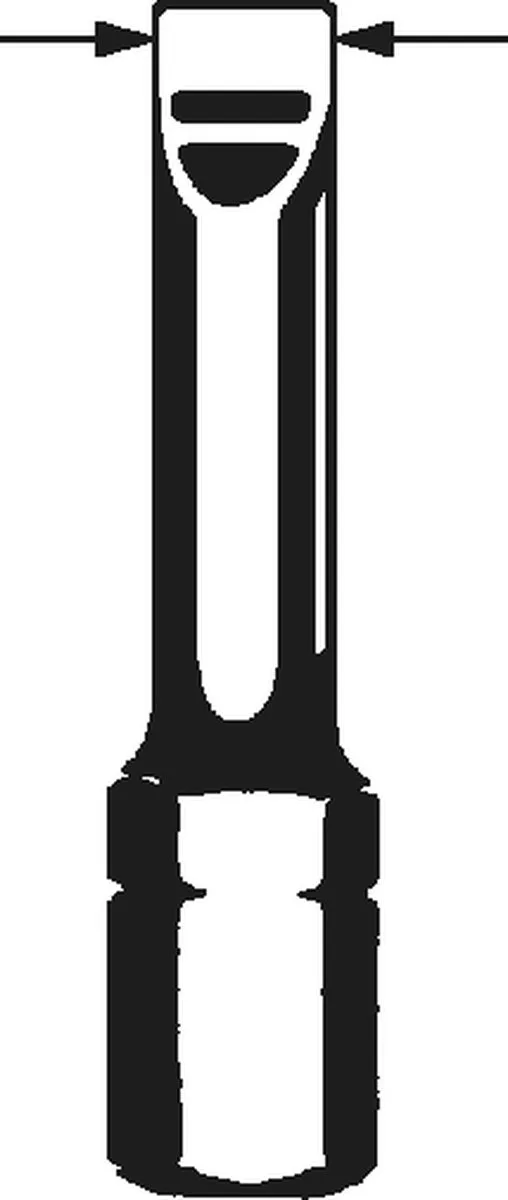 Bit sleufkop E 6,3 (1/4) - Sleufkopbit x 5 st de Würth – image du produit
