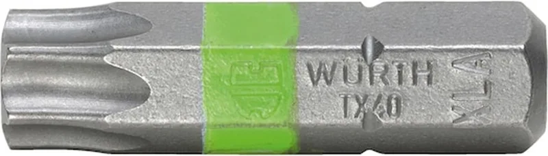 Bit TX C 6,3 (1/4) - C 6.3 TX-bit (1/4 inch) x 10 st von Würth – Produktbild