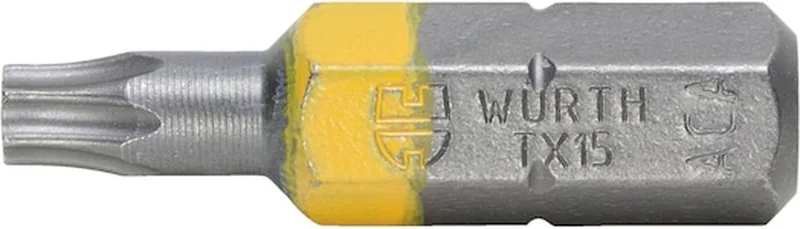 Bit TX C 6,3 (1/4) - C 6.3 TX-bit (1/4 inch) x 10 st by Würth – product image