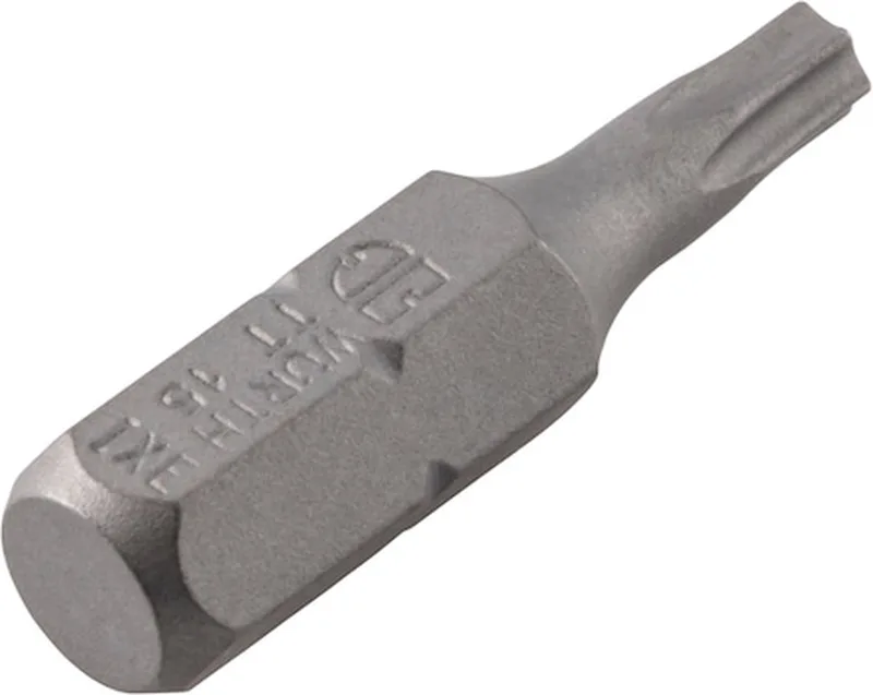 Bit TX met boring C 6,3 (1/4) - TX-bit C 6.3 (1/4 inch) met gat x 5 st von Würth – Produktbild