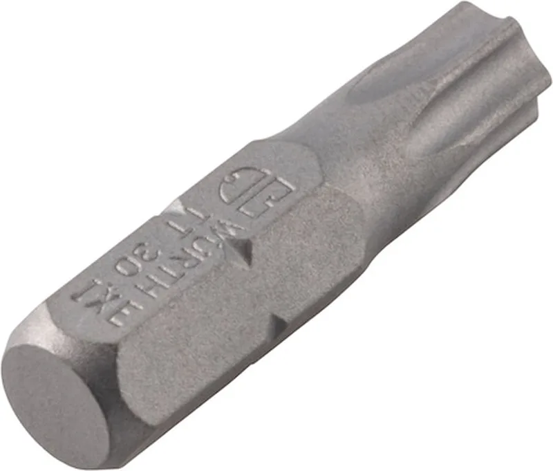 Bit TX met boring C 6,3 (1/4) - TX-bit C 6.3 (1/4 inch) met gat x 5 st von Würth – Produktbild