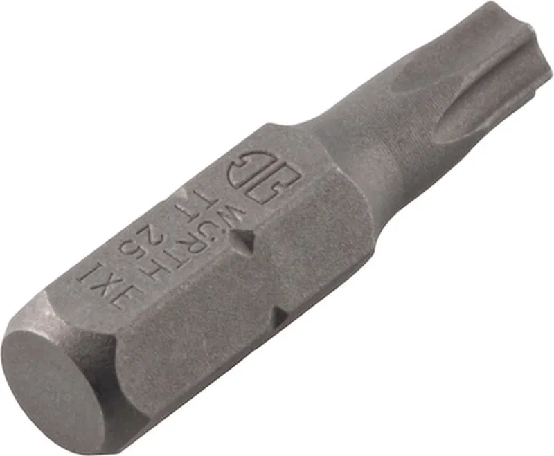Bit TX met boring C 6,3 (1/4) - TX-bit C 6.3 (1/4 inch) met gat x 5 st von Würth – Produktbild