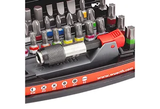 Bohrer- und Bitset Würth Bit-Sortiment 1/4 Zoll mit Gürtelclip 33-tlg. 0614400301 Orsy, 33-St. de Würth – image du produit 3 sur 5