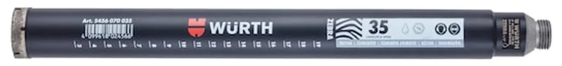 Diamantboor nat LL & SP 23 - Diamant-natboorkroon Longlife & Speed x 1 st Lengte 355 mm von Würth – Produktbild