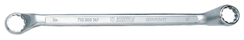 Diep gebogen dubbele ringsleutel - Metrische dubbele ringsleutel met POWERDRIV® Sleutelwijdte 24 x by Würth – product image