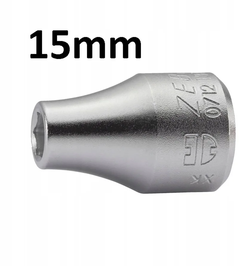 Dopsleutel 1/2" Zwart 15mm - Hoge Kwaliteit by Würth – product image