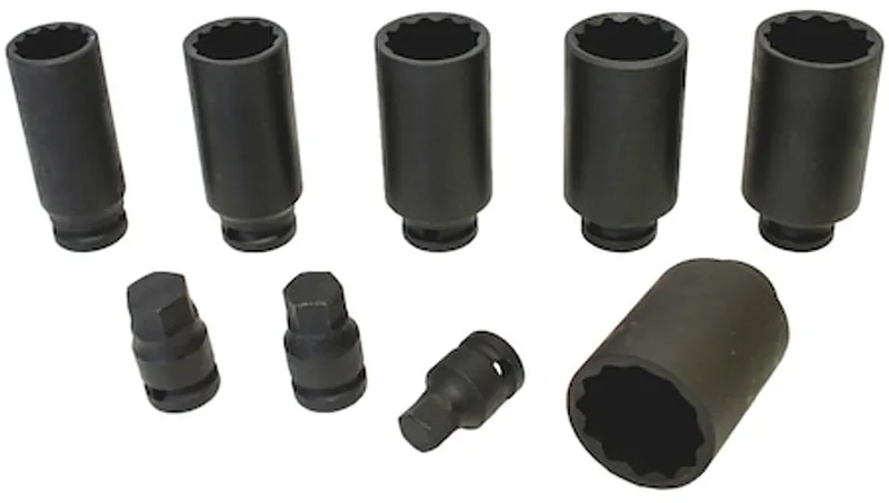 Dopsleutelset aandrijfas 9-delig - Dopsleutelset aandrijfas 9-delig x 1 st de Würth – image du produit