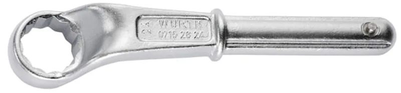 Enkele opsteekringsleutel - Zware ringsleutel Metrisch, met kom x 1 st Sleutelwijdte 30 mm fra Würth – produktbillede