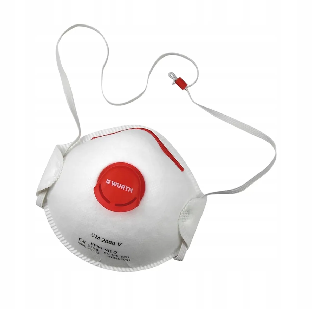 FFP2 CM2000 stofmasker met ventiel - 1 stuk van Würth – productafbeelding