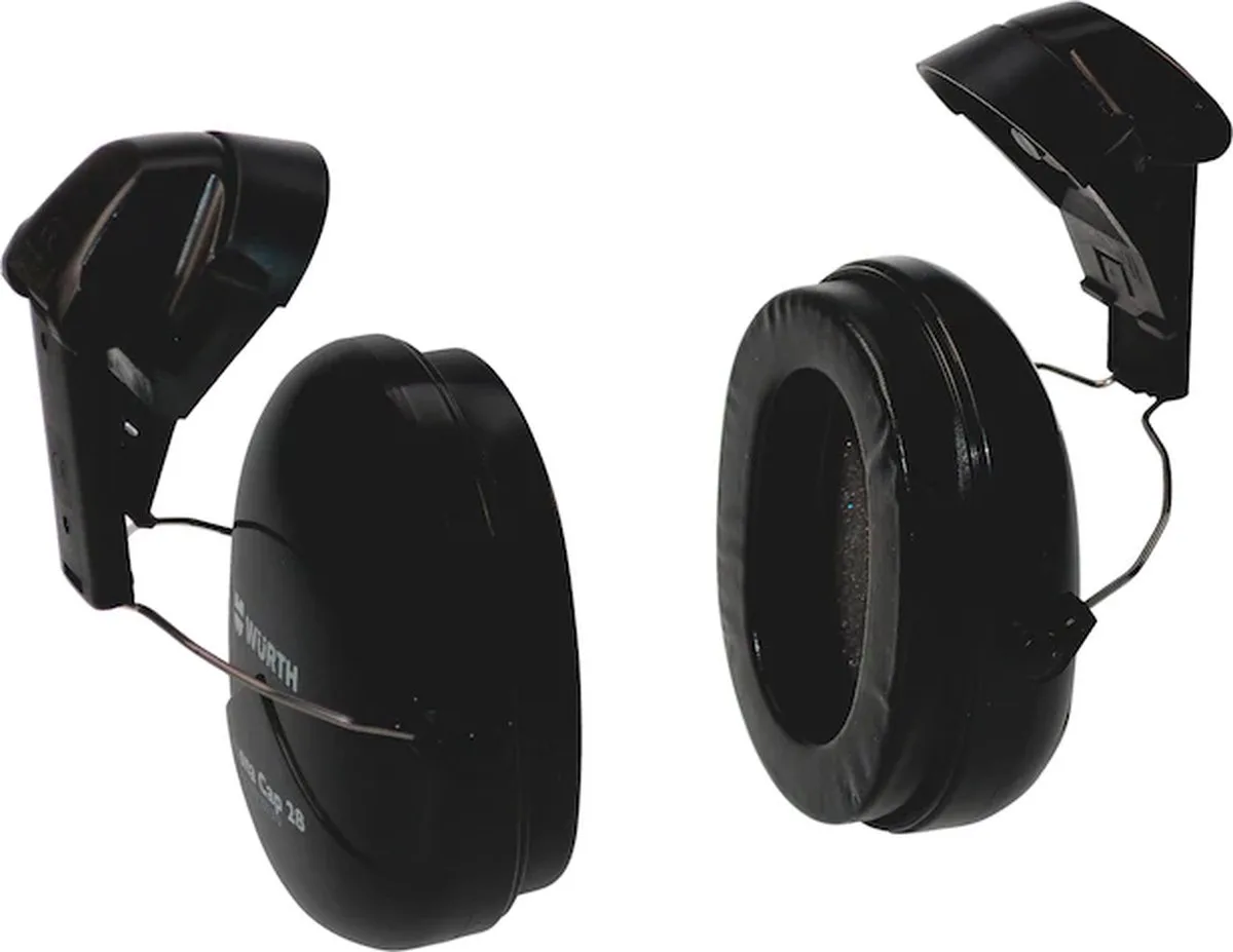GEHOORBESCHERMINGSKAP CESSNA CAP 28, GEHOORKAP VOOR HELM (CESSNA CAP)-ADAPTER de Würth, Noir – image du produit