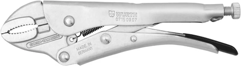 Griptang met halfronde bek - Griptang met halfronde bek x 1 st de Würth, Argent – image du produit