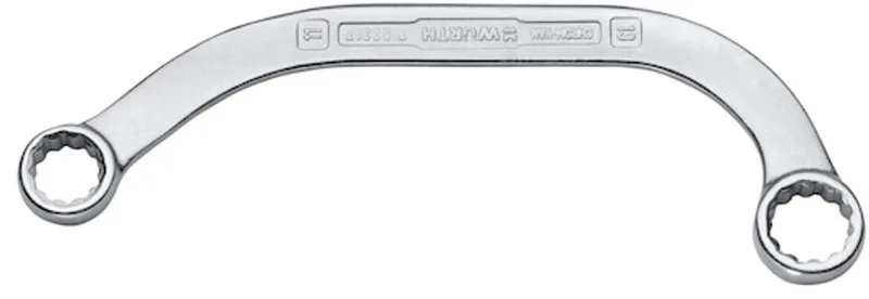 Halvemaanvormige ringsleutel - Metrische dubbele ringsleutel met POWERDRIV® x 1 st Sleutelwijdte 11 x de Würth – image du produit