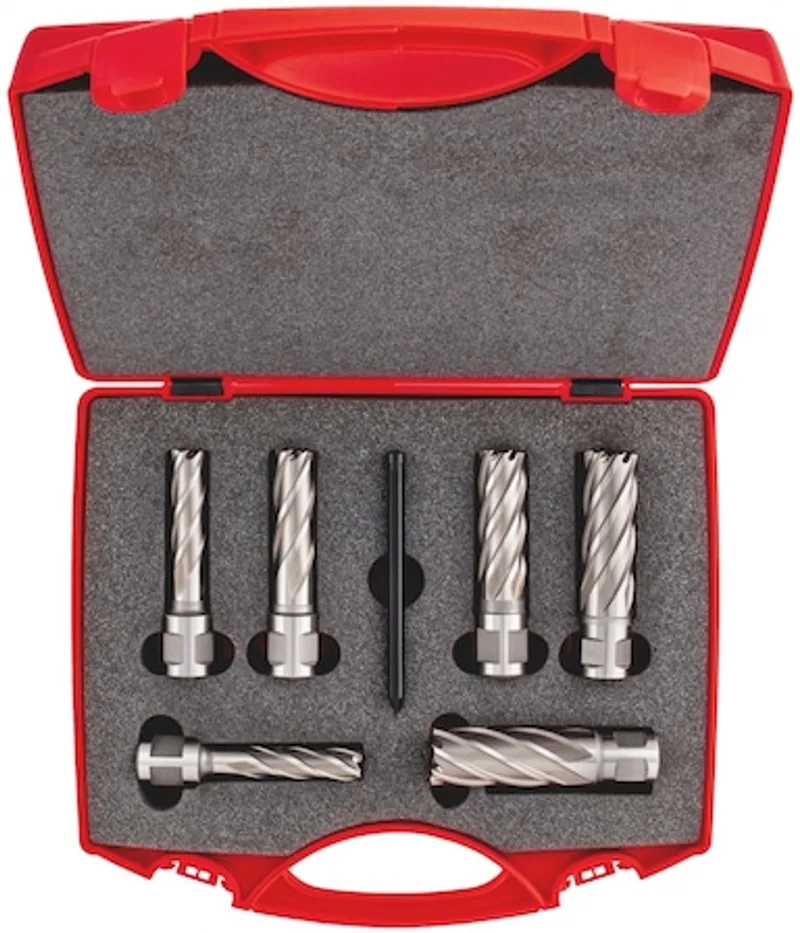 HSS-kernboor assortiment 7-delig - Serie kernboren HSS 7-delig x 1 st Lengte 84.6 mm de Würth – image du produit