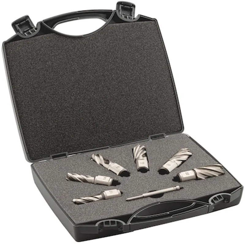 HSS-kernboor assortiment 7-delig - Serie kernboren HSS 7-delig x 1 st Lengte 64.2 mm de Würth – image du produit
