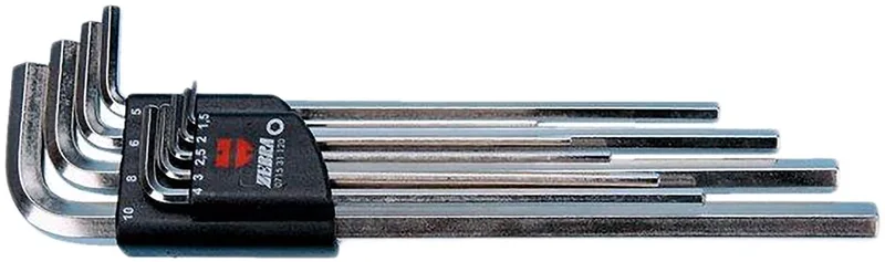Inbussleutelset Lang 1,5-10mm 9 Delig by Würth, Silver – product image