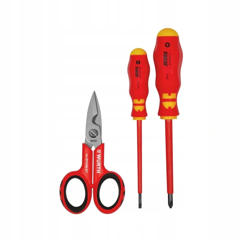 Kabelclip & Schroevendraaierset - 3 Delig de Würth – image du produit