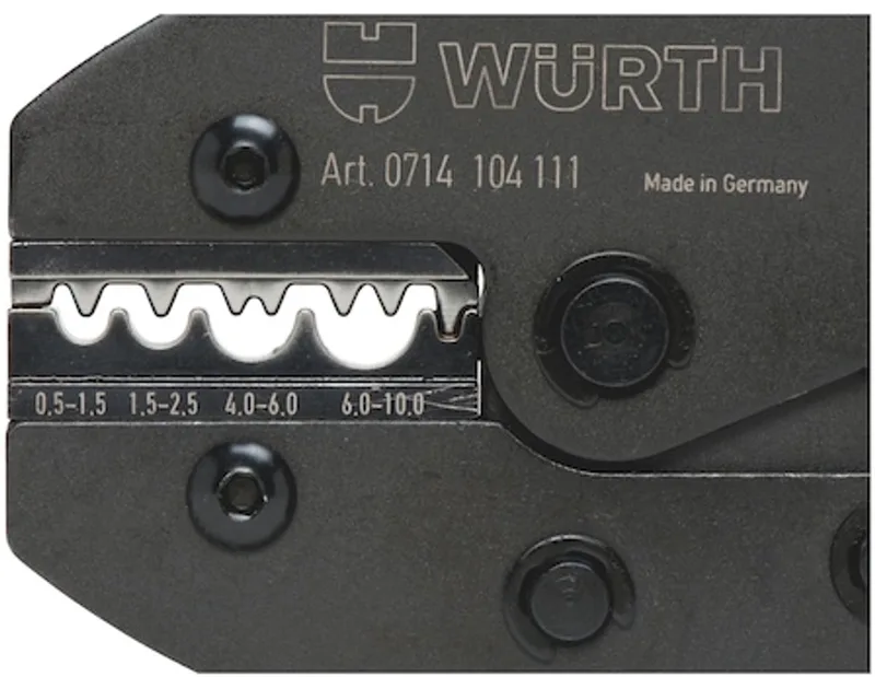 Krimptang Voor niet-geïsoleerde connectoren - Krimptang Voor niet-geïsoleerde connectoren x 1 st de Würth – image du produit