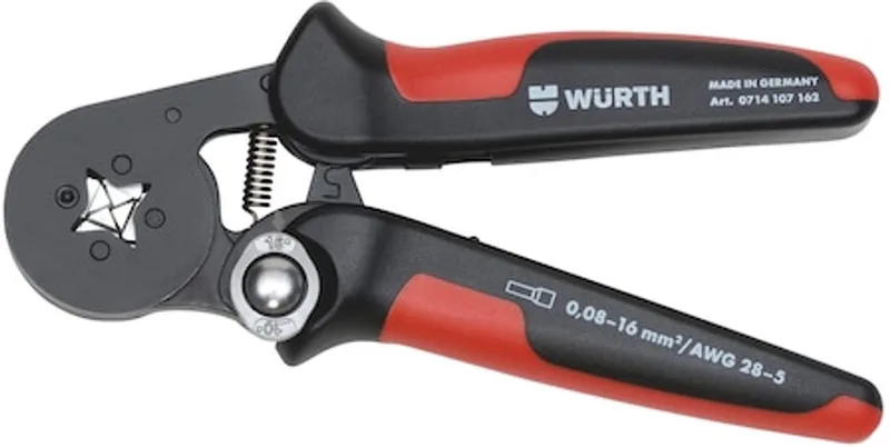 Krimptang, zijinsteek - Krimptang met plaatsing vanaf de zijkant x 1 st de Würth, Rouge – image du produit